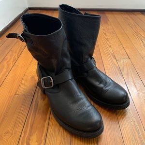 Frye Veronica Black Ankle Boots Size 11